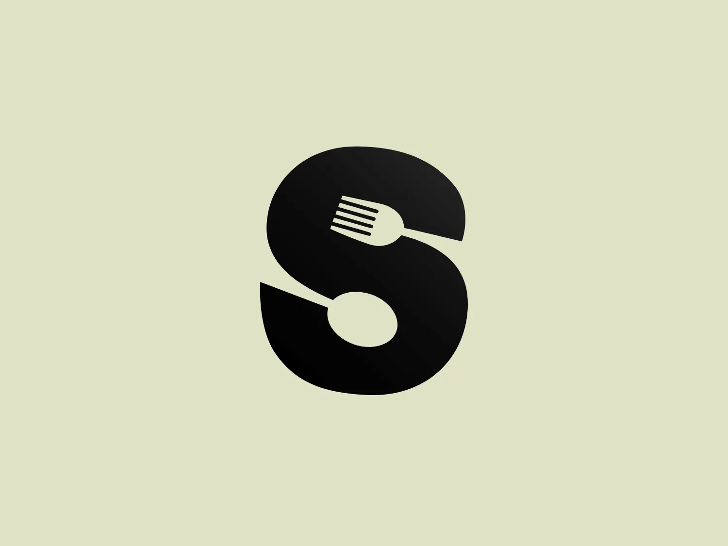 The SensacionS Catering logo is a monochrome design with a black and white color scheme. The shape resembles a stylized number '8' or an infinity symbol, intersected by bold vector icons representing a spoon and a fork. These icons are neatly integrated within the form, with the spoon's bowl forming part of the lower loop and the fork's tines occupying the upper loop, suggesting an association with food or dining. The overall design is modern, minimalist, and conveys a sense of endless culinary possibilities or infinite enjoyment of food. The clean lines and simple color palette give it a professional and sleek appearance.
