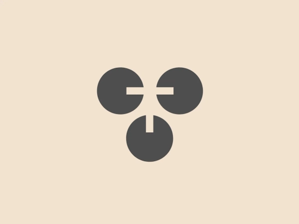 What catches our eye is the minimalist design of the Trinity Baptist Church logo, featuring interconnected circular icons that form a balanced and modern arrangement.