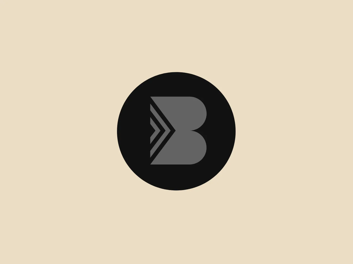 The Bendigo Bank logo features a stylized letter 'B' in a bold yellow (#FFCC00) set against a deep maroon background (#800000). The geometric cut and sharp angles of the 'B' give it a modern and dynamic feel. The design includes three yellow horizontal stripes forming the top part of the 'B', possibly implying speed or technology, similar to arrows, conveying movement and progression. The overall design aesthetic is sleek, vibrant, and suggestive of energy or digital innovation. A subtle background color would complement the vibrancy of the logo's colors. Hexcode: #F2E2D0