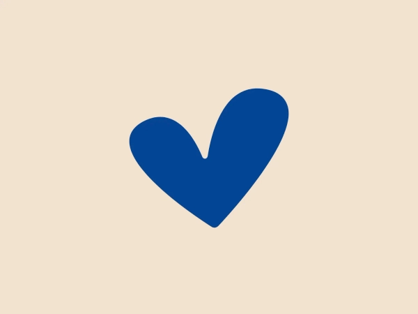 The Very Dairy logo showcases a modern and minimalist heart shape with smooth, rounded contours. The bold and saturated shade of blue creates a strong visual impression that conveys trust, loyalty, and affection. Its simplicity and versatility make it ideal for branding, while evoking feelings of professionalism and reliability.