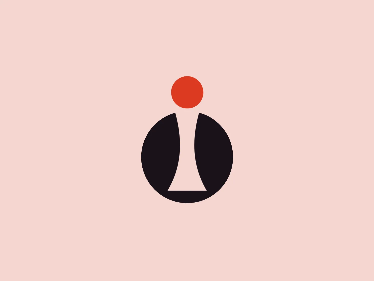 The logo for istreamPlanet showcases a bold, minimalist design with a large, black semicircle forming the base, flanked by two curving white shapes that taper towards the center, suggesting negative space. Above this base sits a bright orange circle, providing a striking contrast against the black and white. The overall aesthetic is modern and simplistic, implying balance and harmony with its symmetrical arrangement and the use of geometric shapes.