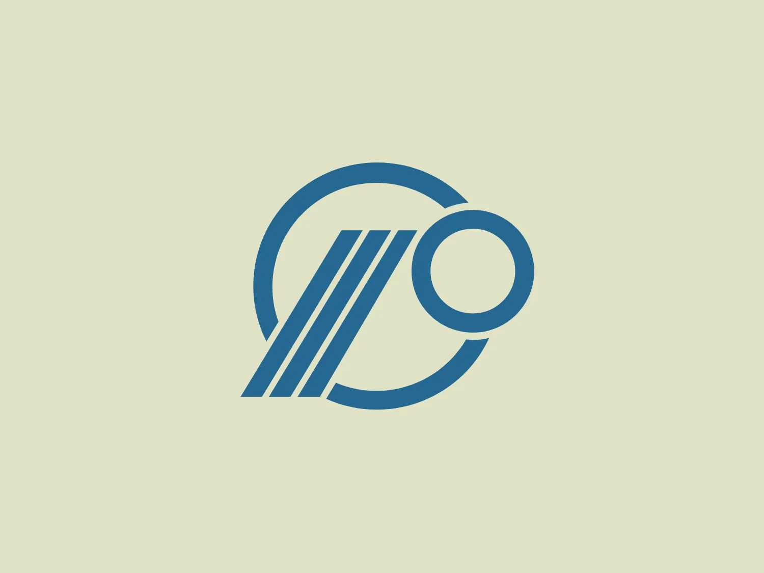 The Ready logo is a stylized, geometric design featuring a bold circle intersecting with parallel lines converging at an angle to convey a sense of movement and dynamism. These elements are contained within a defined space, implying cohesion and integration. The interplay of lines creates depth and a three-dimensional effect. The overall design exudes a modern, clean, and professional vibe, enhanced by a cohesive and cool shade of blue. An ideal background would complement the minimalist style without overpowering it.