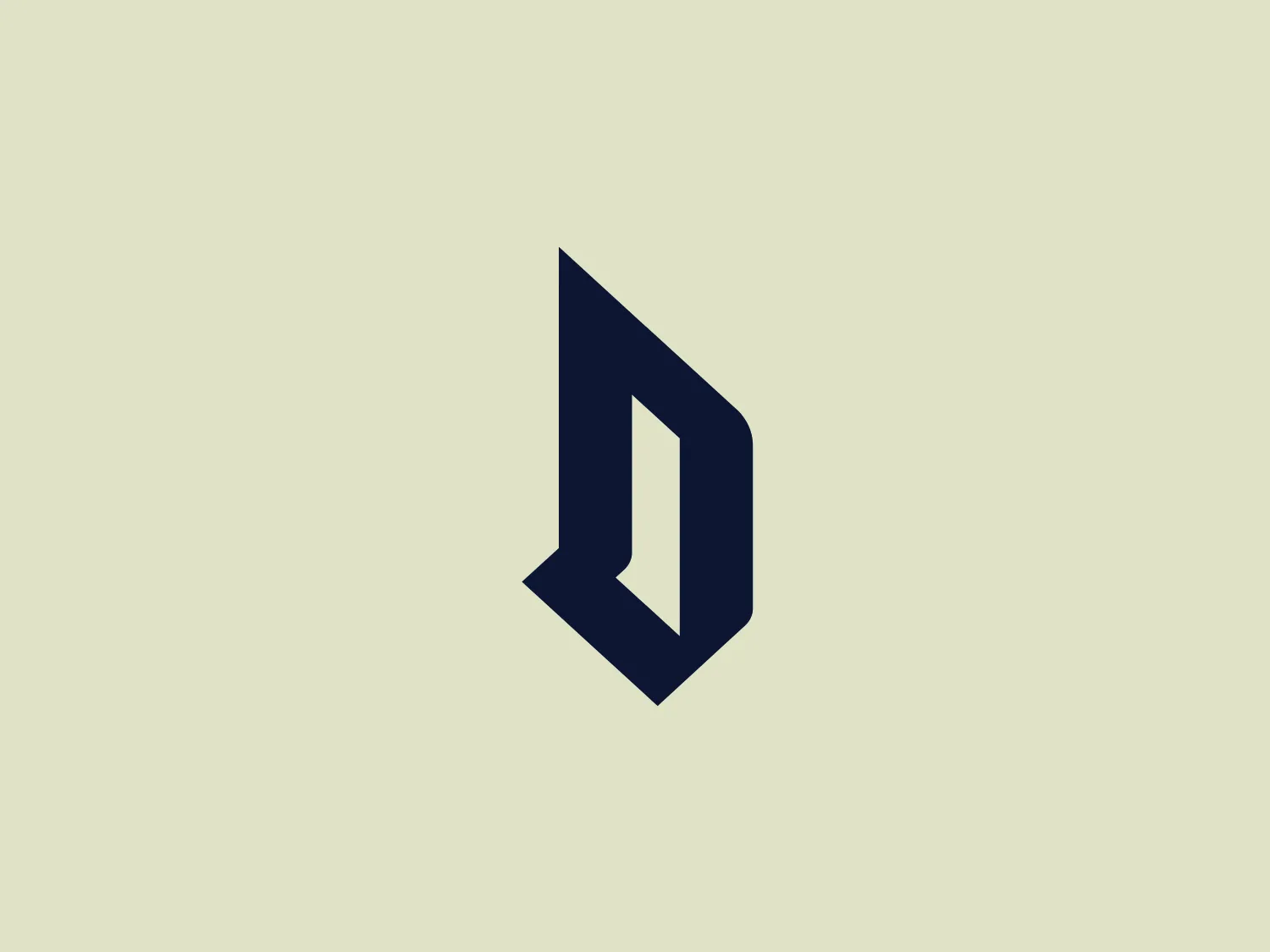 The Duquesne Dukes logo features a stylized, abstract letter D, composed of geometric shapes with a three-dimensional effect. It is colored in a deep shade of navy blue, giving it a professional and modern look. The design utilizes shading to create the illusion of depth, with the negative space forming the inner part of the letter. The overall aesthetic is minimalist and sleek, suitable for a technology company or a corporate brand looking for a contemporary identity. Considering the logo's color, a background that provides a soft contrast while maintaining a clean and refined appearance would complement it well.