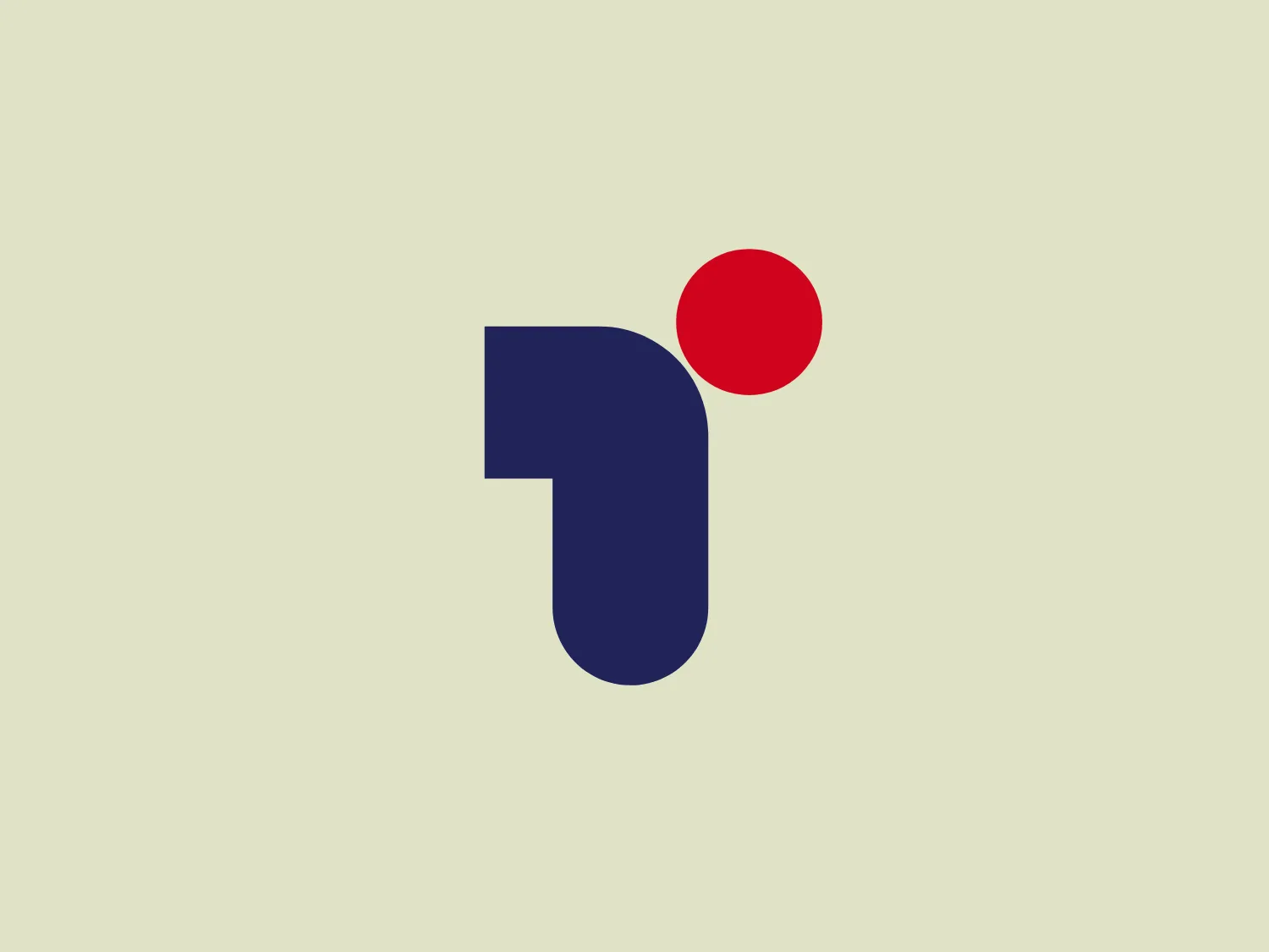 The Tamsa logo features a simple and modern design, showcasing two shapes: a navy blue lowercase 'r' without the vertical line, resembling a curved ending dash, alongside a solid red circle to its upper right. The bold, rounded form of the 'r' contributes to the logo's contemporary and friendly appearance, while the circle adds a pop of contrasting color. The striking yet harmonious color contrast between the red and navy blue enhances the overall visual impact of the logo.