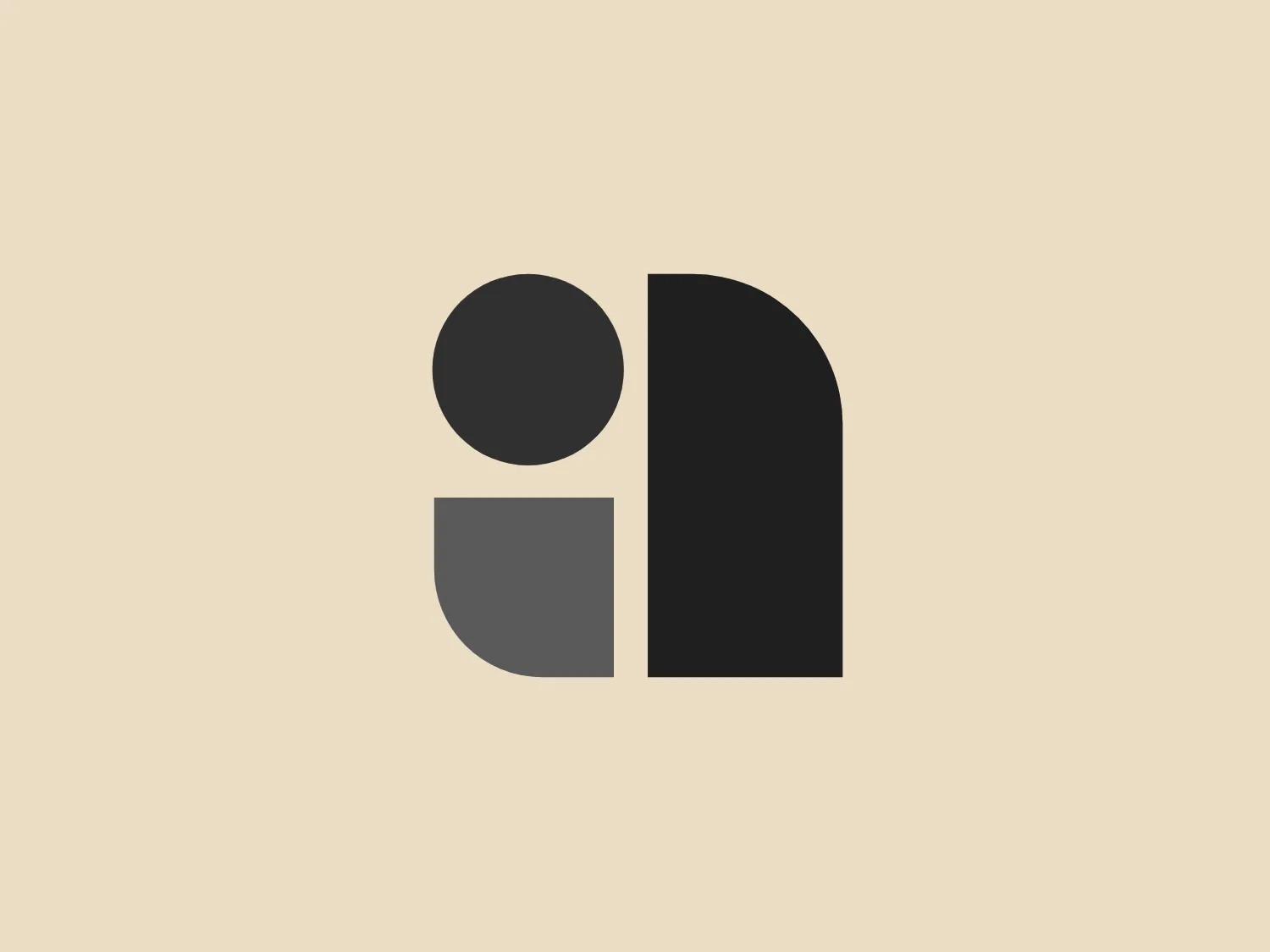 The Arcade Studio logo features a stylized composition of geometric shapes with a modern and minimalist design aesthetic. On the left, there is a bold red circle that sits above a half-circle or semi-oval with a flat top, colored in a warm shade of yellow. Adjacent to these shapes, on the right, stands a tall, rectangular form with a round top, presented in a deep shade of purple. The color palette is primary and vibrant, with the use of solid, saturated hues that create a striking contrast. The simplicity of the forms and the balance of the composition give the Arcade Studio logo an abstract and versatile appearance, making it suitable for various branding purposes.