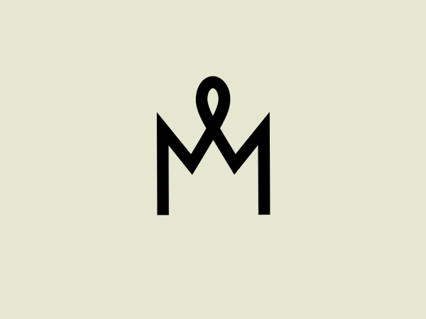 What catches our eye is the Ilkka Marttiini monogram logo with its modern, minimalistic design and strong use of negative space, creating a sense of sophistication and contemporary aesthetic.
