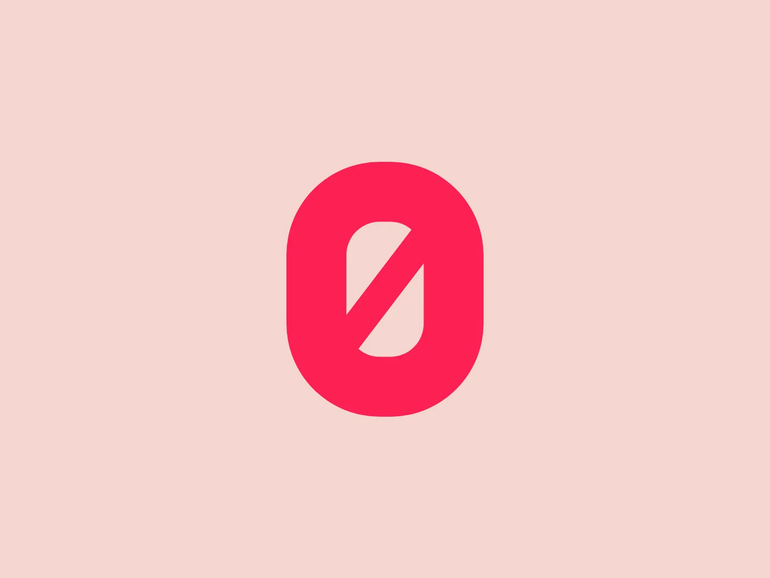 The logo for BUX Zero features a bold, pink forward slash set within a coral-colored circle. The stylized slash has a slight curve, giving it a dynamic and modern feel. The round shape of the logo suggests unity and continuity, while the vivid pink tone conveys energy and a playful sensibility. The minimalistic design aligns with contemporary aesthetic preferences for simplicity and distinctiveness. With its clean lines and contrasting colors, this logo would stand out well against a light background.