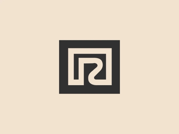 What catches our eye is the bold, modern "R" logo in a vibrant red square – it's dynamic and easily recognizable.