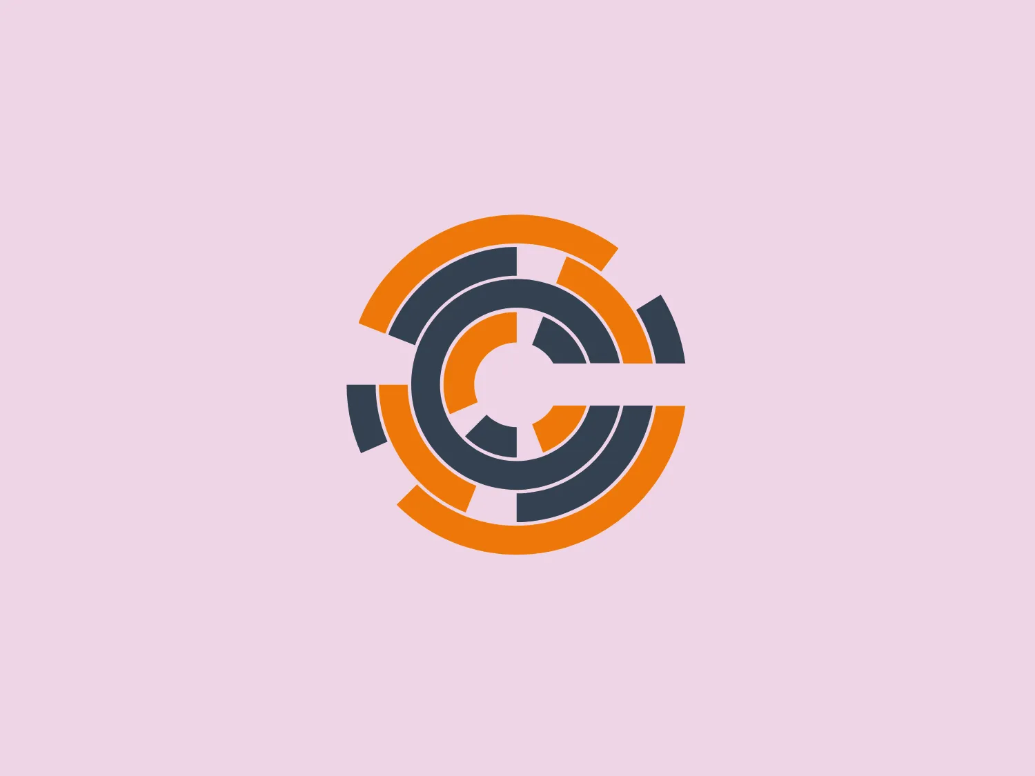 The CHEF logo boasts a modern and stylized design, consisting of geometric shapes forming an abstract circular motif with a dynamic feel. The central part features a stylized letter "C" in a darker shade, encircled by rings in gradient shades of orange and gray, giving it a three-dimensional effect. The outermost part has segments reminiscent of a gear or compass, suggesting precision or a technological focus. The colors are muted with contrasting dark gray and vibrant orange, which provides a professional yet energetic look.