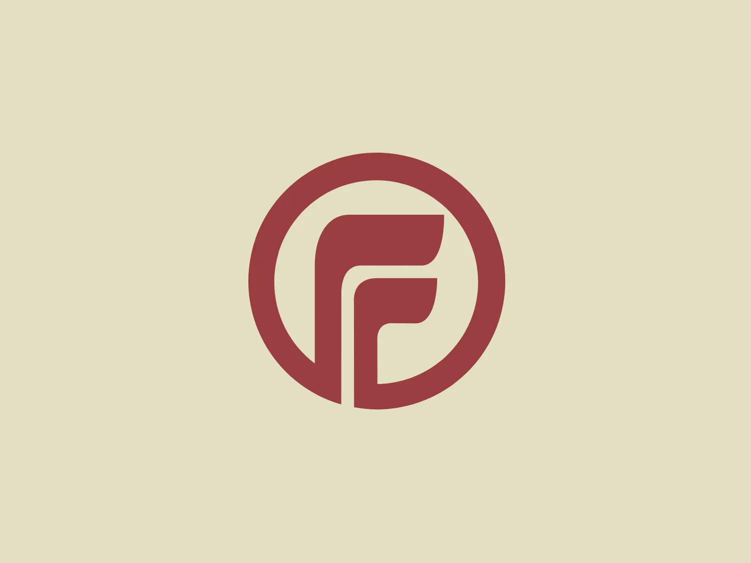 The Al Fozan Group logo features a stylized letter formed by smooth, bold lines that intertwine in a circular motion, creating a sense of movement and cohesion. The design conveys a modern and minimalistic aesthetic with its use of negative space and absence of additional embellishments. The color of the logo is a muted, earthy red which exudes a professional yet approachable vibe, suggesting confidence and reliability. The clean lines and curves of the design imply fluidity and innovation.