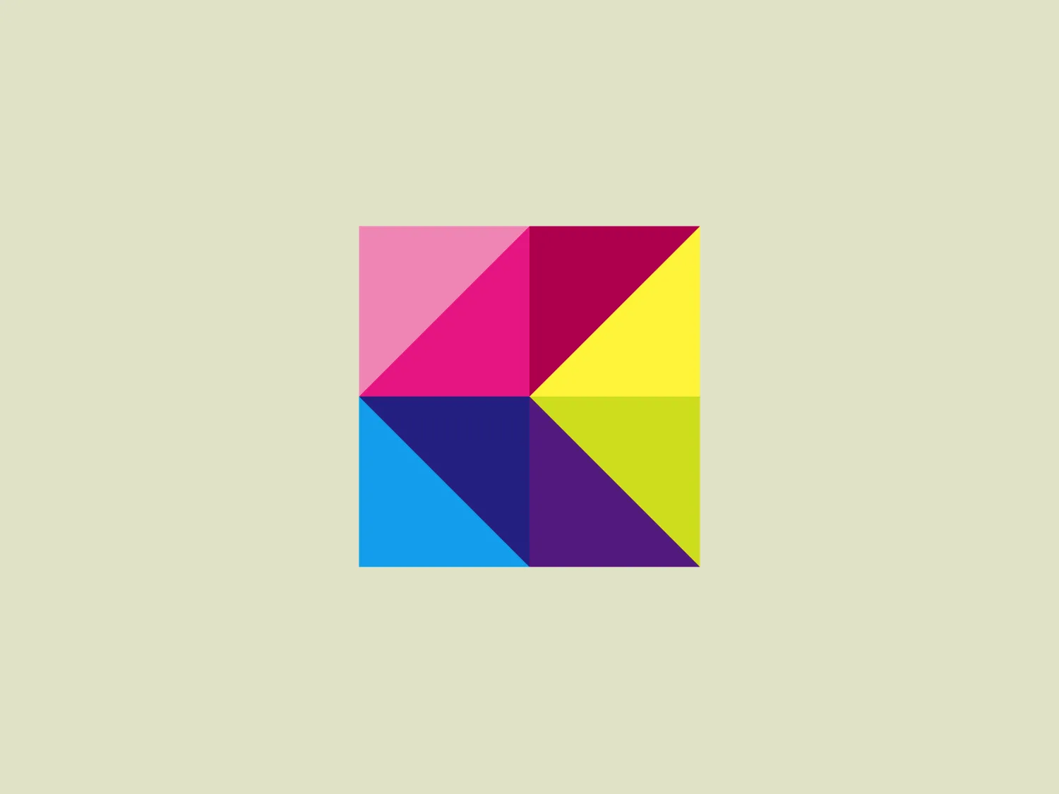 The logo for Kaleidoscope Health is a stylized cube with six facets filled with vibrant colors—pink, red, purple, blue, green, and yellow—arranged to create a three-dimensional illusion. The bright and saturated colors emphasize contrast and vitality. The dynamic and modern aesthetic is created by sharp angles, delivering a simple yet striking design. There are no additional graphic elements or words, providing versatility and recognizability.