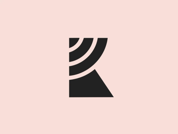 One thing we like is the stylized red "R" composed of geometric shapes, creating a modern and dynamic look that draws the eye with confidence.