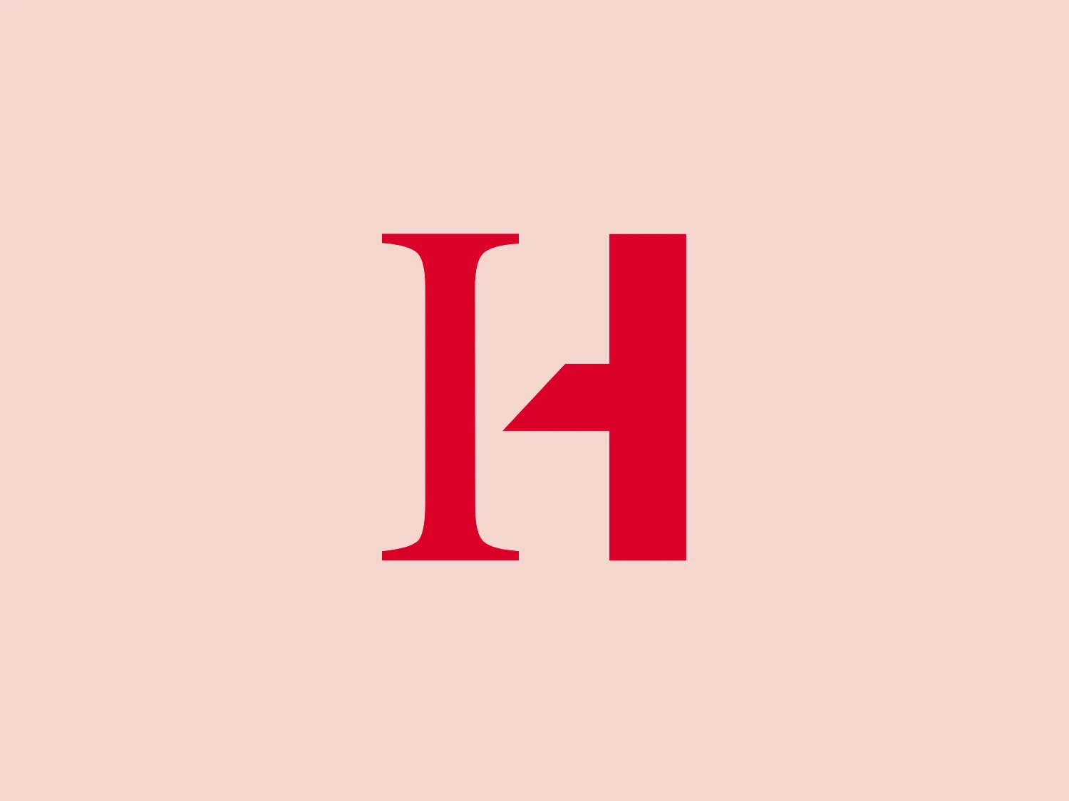 The Historiska logo features a stylized letter composed of two vertical bars of different widths seamlessly connected at the top and bottom. The solid, vivid red color gives the design a bold and energetic vibe. The modern, sans-serif font with sharp edges suggests a contemporary or tech-savvy brand personality. The left bar is slightly thinner and extends a bit beyond the right bar, creating visual interest and a sense of balance. The refined simplicity of the logo allows it to be versatile and easily recognizable.