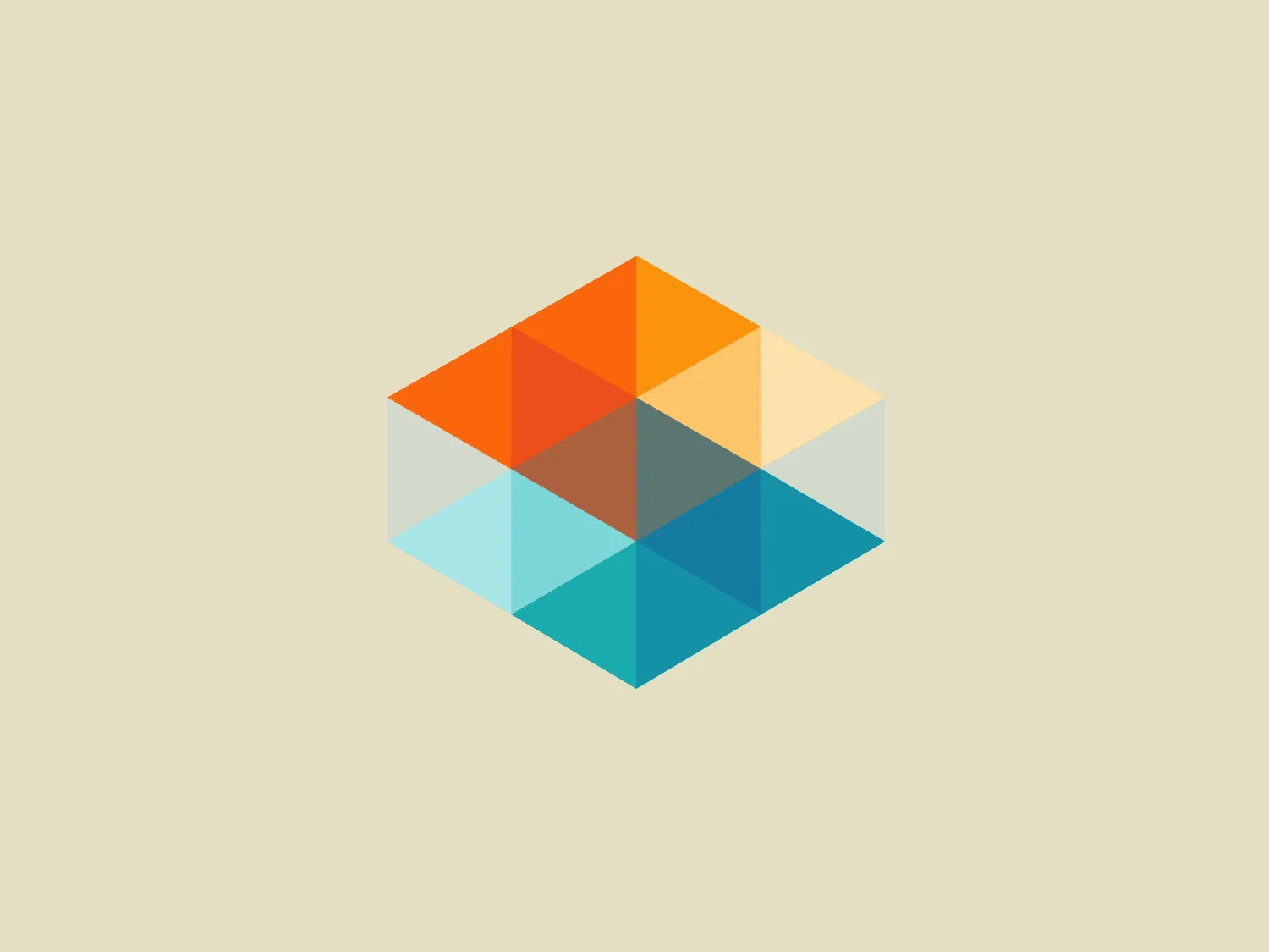 The Synergis CAD logo showcases a modern and geometric design, featuring a stylized cube with a three-dimensional illusion. The cube is composed of triangular facets in a vibrant color scheme, including shades of orange, yellow, blue, and teal. Gradients within the triangles create a sense of light sourcing and depth, contributing to an aesthetically pleasing and dynamic visual that evokes innovation and creativity.
