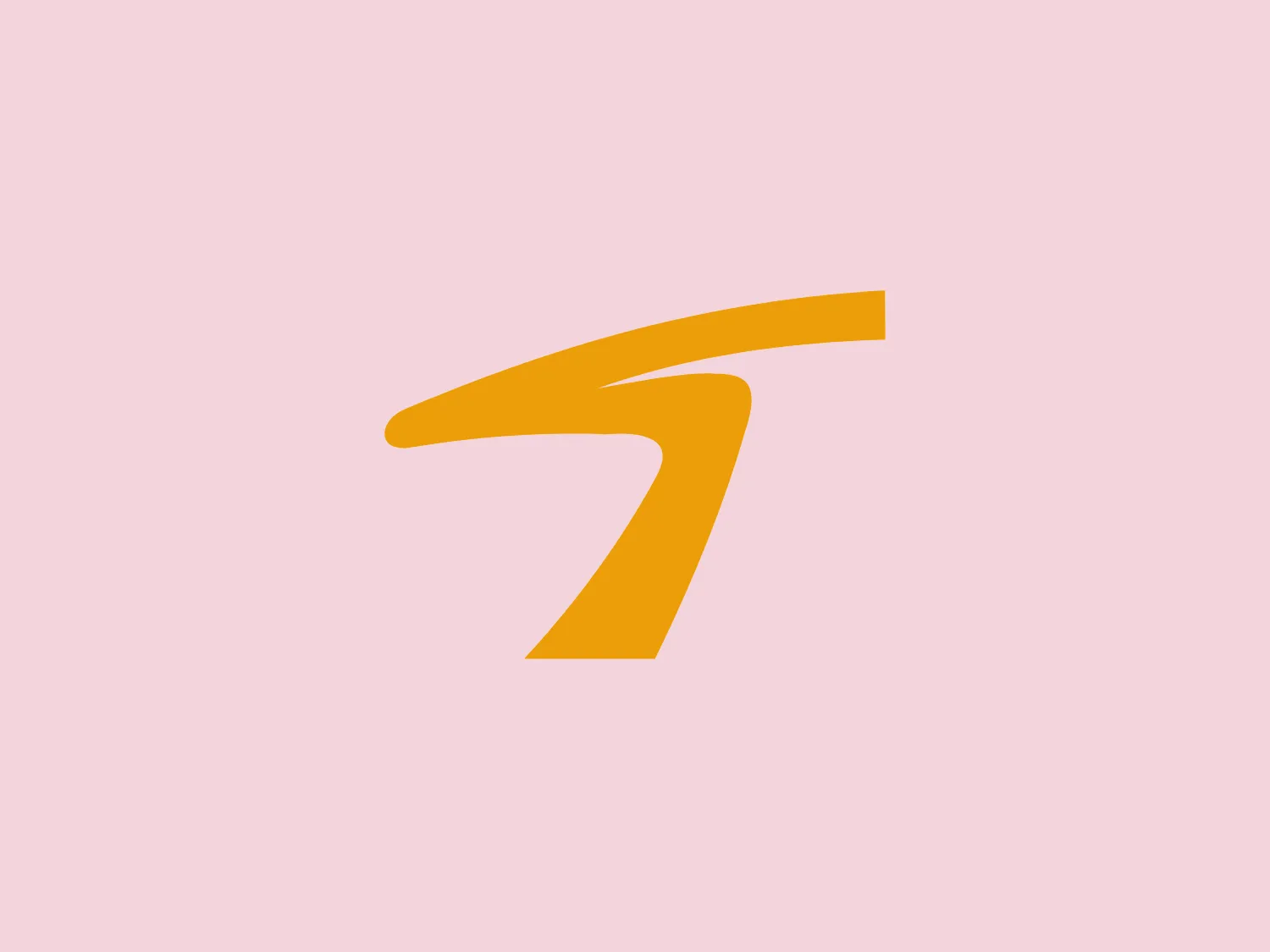 The Grupo Tejofran logo is a stylized, abstract symbol resembling a dynamic, forward-moving shape. Composed of flowing curves and sharp angles, it conveys a sense of motion and progression. The logo is rendered in a solid, vibrant shade of golden yellow, giving it an energetic and lively feel. The design is minimalist and modern, with a sleek and streamlined aesthetic, representing a brand that values innovation, agility, and a forward-thinking mindset.
