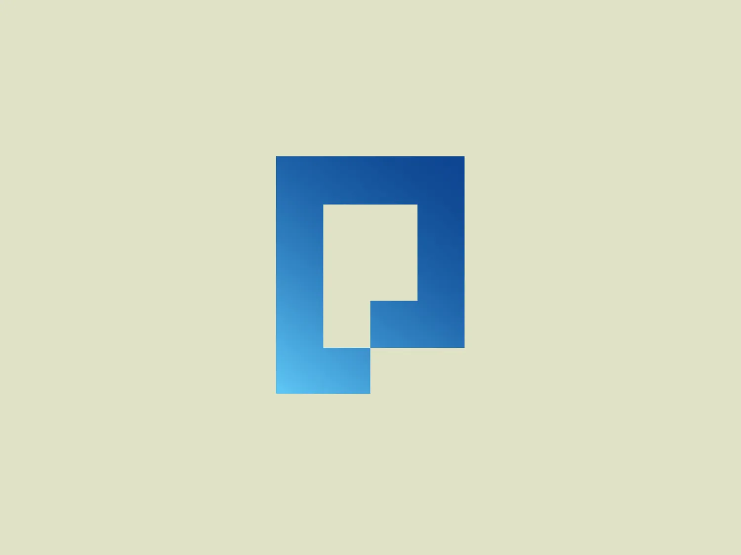 The Planned Cover logo showcases a stylized, uppercase serif 'P' within a square frame, exuding a minimalist and modern aesthetic with strong geometric shapes. The predominant medium shade of blue conveys reliability and professionalism while the rounded corners soften the design, adding approachability. The interior white space of the 'P' presents clear contrast, enhancing visibility and recognizability, and the serif font adds a touch of traditional elegance.